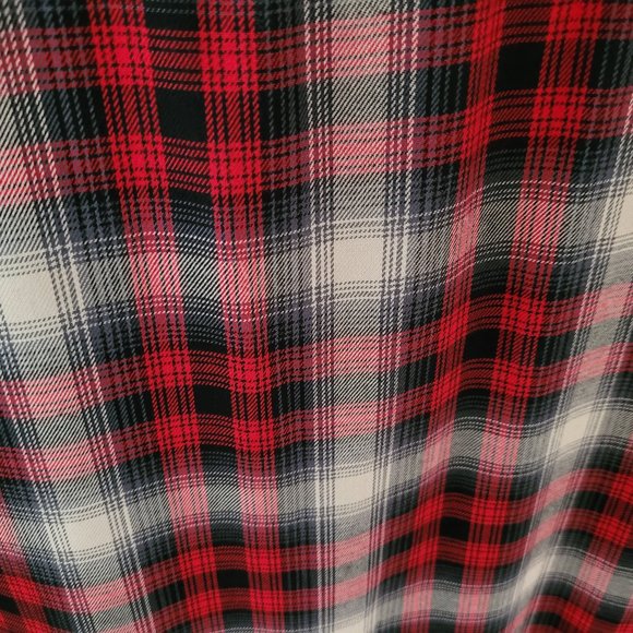 SOLD - Ralph Lauren Red Plaid Blouse US S - Picture 7 of 9